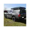 Hardtop Adventure noir strié Toyota Hilux 2016+ double cabine Alu-Cab